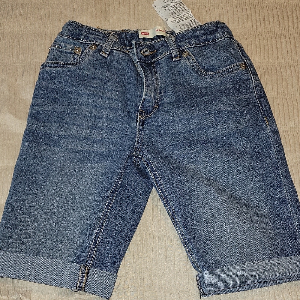 Levi's Kids Classic Blue Denim Bermuda Shorts Like New
